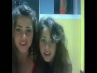 Innocent but hot sisters first time stripping online